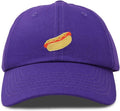 DALIX Hot Dog Hat Embroidered Mens Womens Baseball Cap