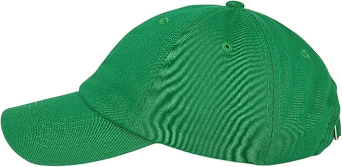 Classic Dad Hat Cotton, Low-Profile Plain Baseball Cap, Adjustable, Breathable and Packable