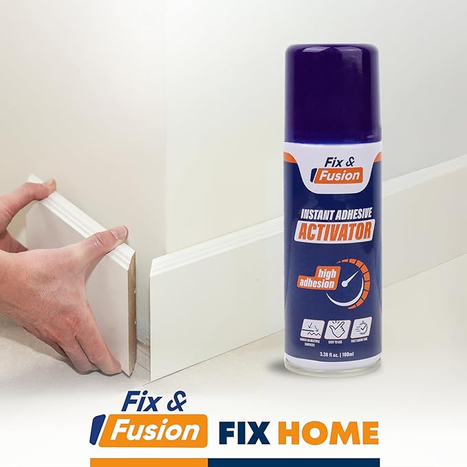 FIX & FUSION Activator Spray, Instant Cure Accelerator - Image 6