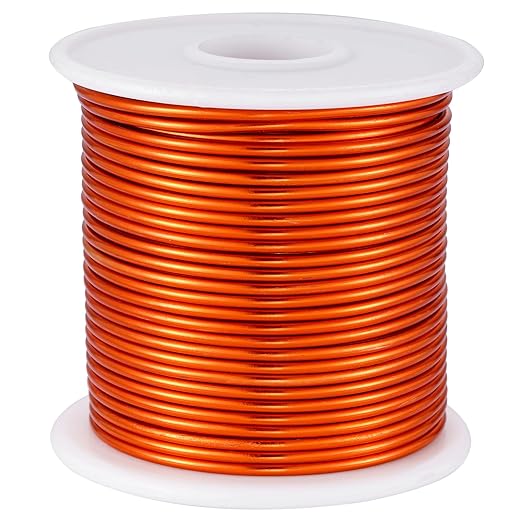 12 Gauge Orange Aluminum Craft Wire by OZXCHIXU
