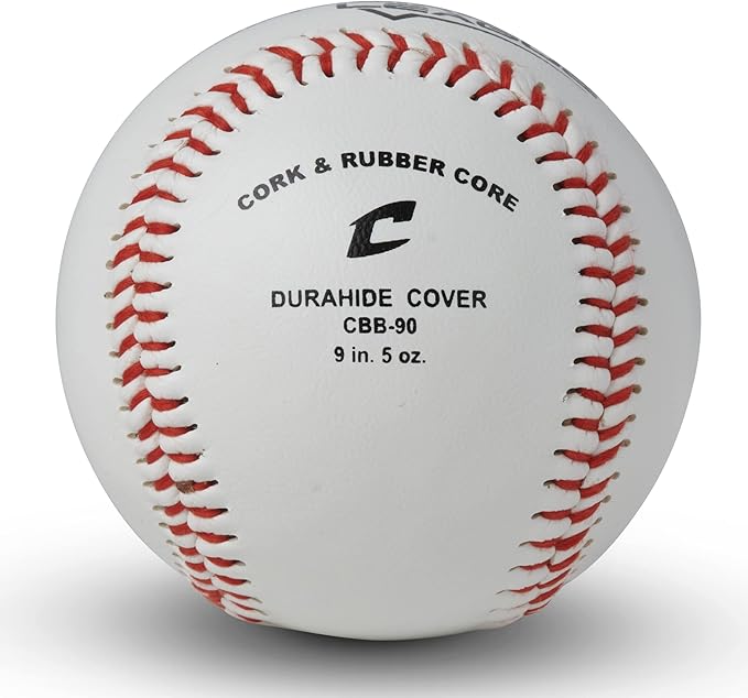 CBB-90 Durahide Cover Baseballs in a Black Champro Bucket – 30 Balls and one Rods Can Sleeve Included