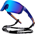 COASION Kids Baseball Sunglasses - Baseball Sunglasses for Boys Girls With Strap - Sports Softball Shades Age 3-10