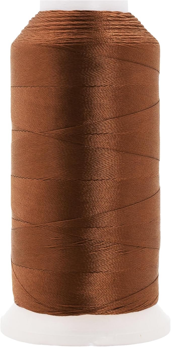 Mandala Crafts Russet Brown Heavy Duty Thread by MandalaCrafts