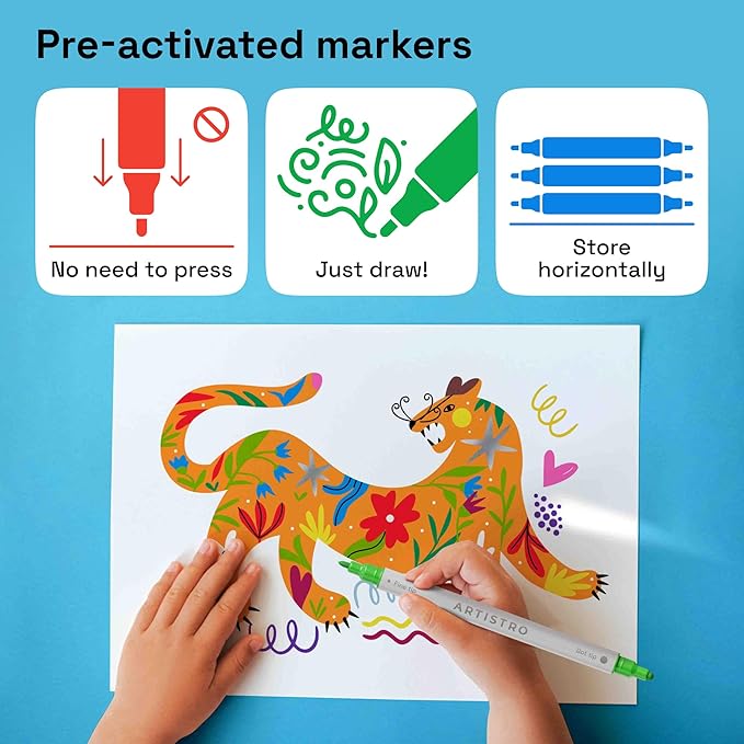 ARTISTRO Vibrant Acrylic Paint Markers - Image 7