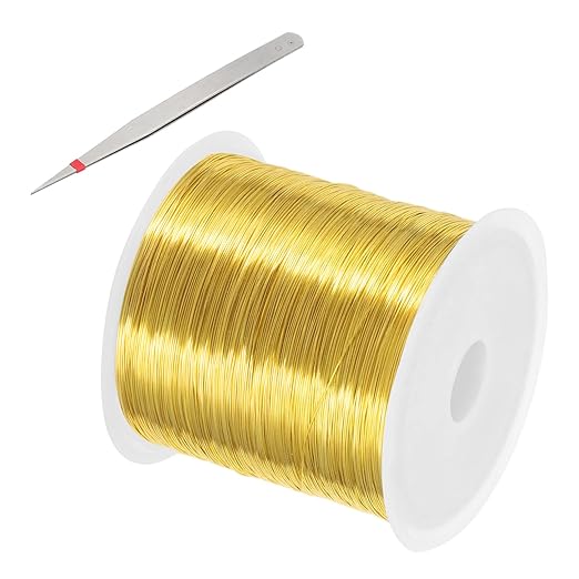 PATIKIL 28 Guage/ 0.3 mm 328 Feet Jewelry Craft Wire, Copper Beading Wire by PATIKIL