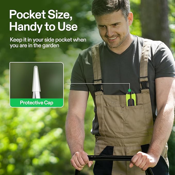 VIVOSUN 2-Pack Gardening Scissors 6.5 Inch Hand Pruner Pruning Shear - Image 7