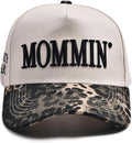 Mommin Trucker Hat,Vintage Two-Tone Women's Baseball Cap with Mama Hat Mothers Day Great Gifts for Mom Wife Stepmom