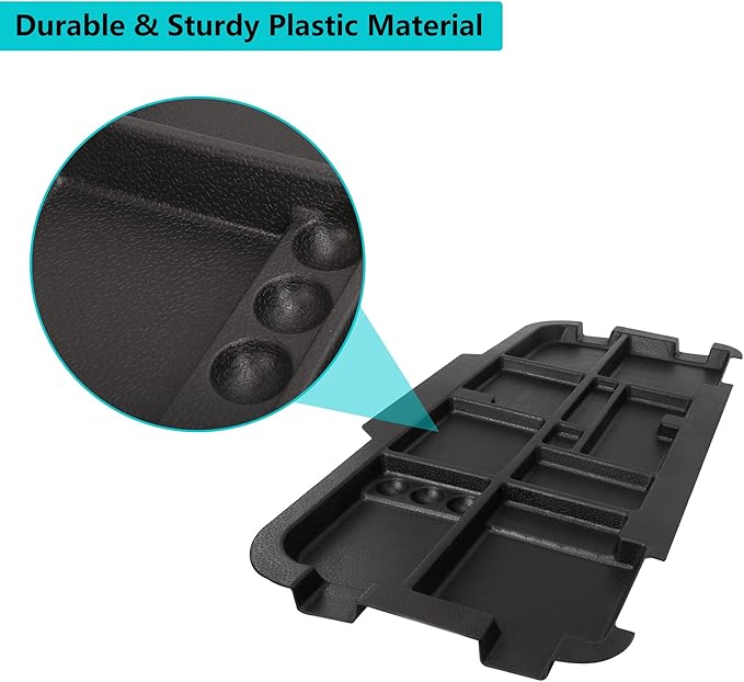 10L0L Golf Cart Under Seat Storage Tray for EZGO RXV TXT Club Car DS Precedent Electric Vehicle with Original Trojan Battery Underseat Organizer Container Holder Plate