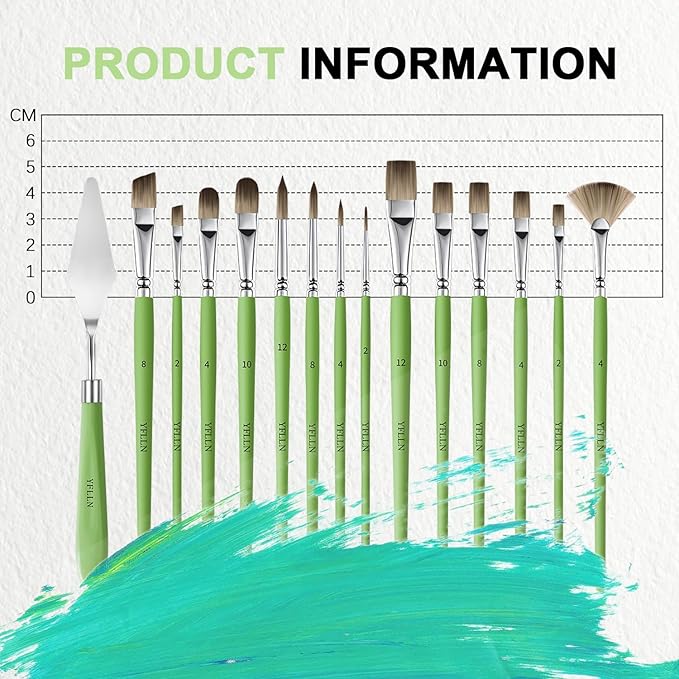 Paint Brush Set, Professional Paint Brushes - Image 3