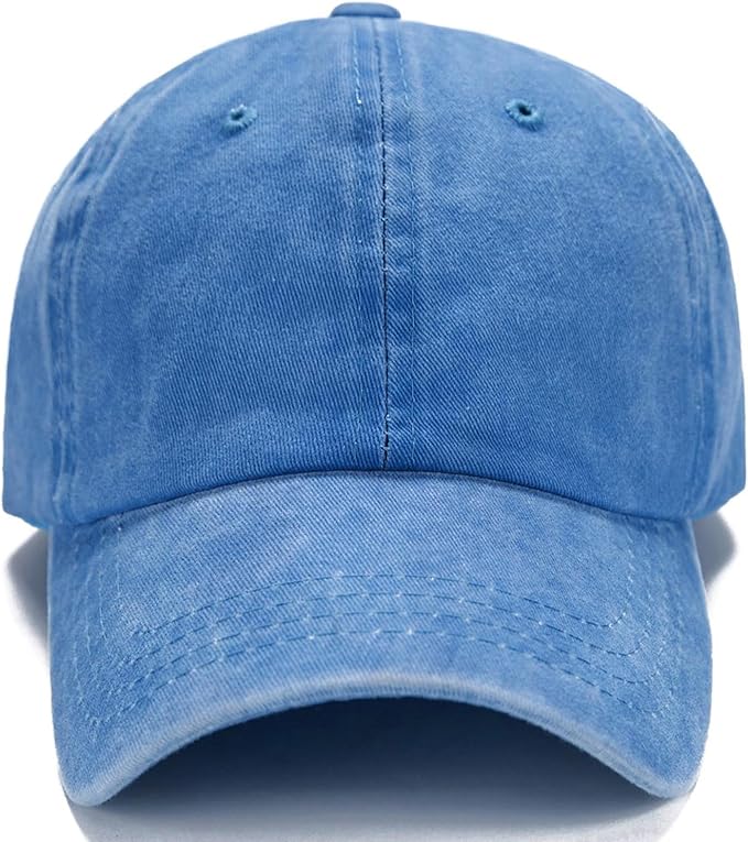 Edoneery Men Women Baseball Cap-Low Profile Adjustable Washed Cotton Golf Dad Hat