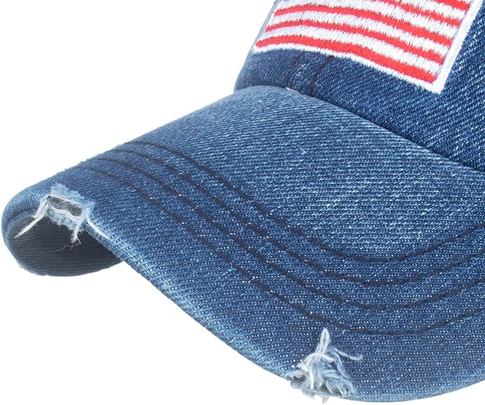 USA Flag Baseball Cap American Patriotic Trucker Hat Father Dad Mother Mom Adjustable Sportswear Hat for Men Women Adults