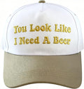 Hat Funny Embroidered Trucker Hat Adjustable Two Tone Snapback Canvas Baseball Cap for Womens