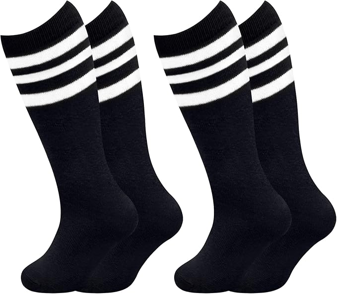 qikqik Toddler Soccer Socks Kids Soccer Socks Boys Baseball Sock Youth Football Sock Girls Softball Accessories Team Sports
