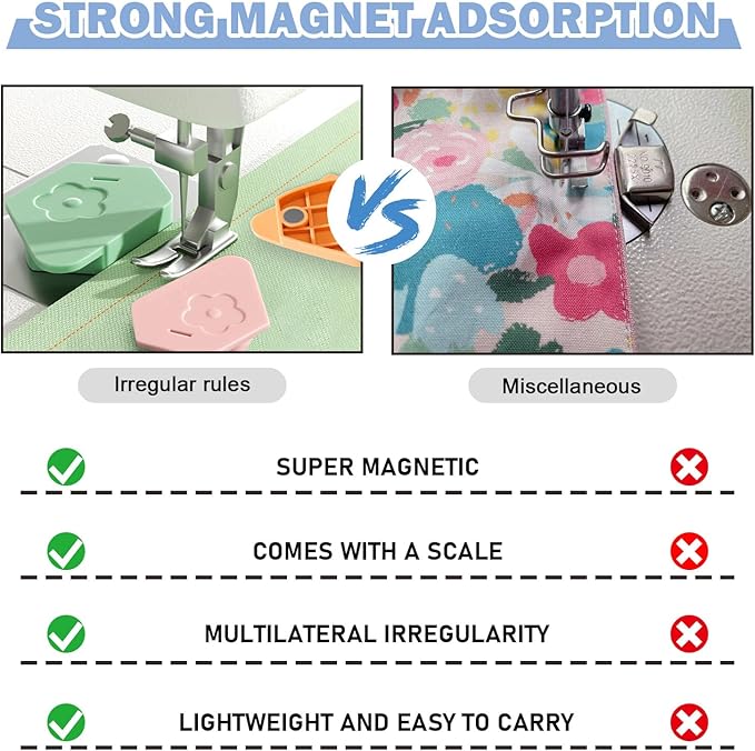 Wshxjzyay 6 Pack Magnetic Seam Guide - Image 4