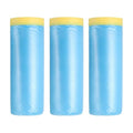 uxcell Pre-Taped Masking Film, 3.6ft x 66ft Plastic Paint Drop Cloth by uxcell