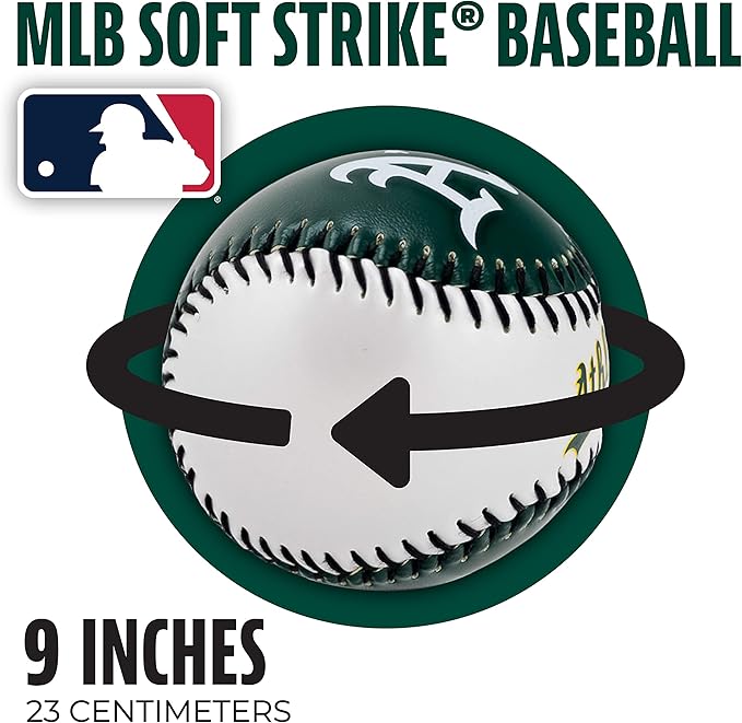 Franklin Sports MLB Team Soft Baseballs - Team Logo - Fan Shop Toy Baseball for Kids - Decoration for Desks and Office