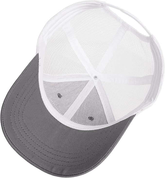 American Flag Trucker Hat - Snapback Hats for Men Women Baseball Cap - Breathable Mesh & Adjustable Fit for Casual Wear