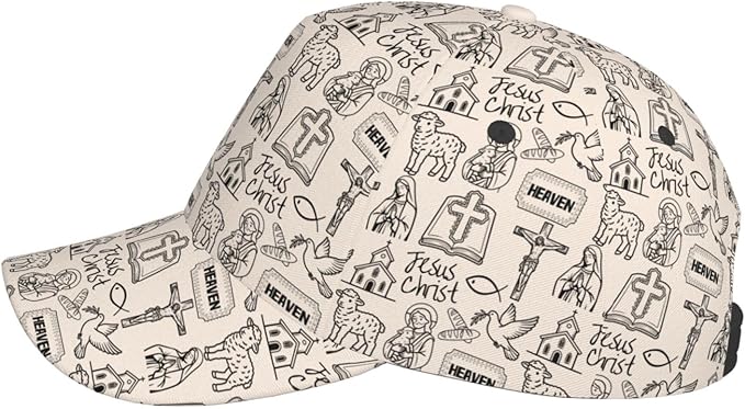 Jesus Baseball Cap Christian Trucker Hat Easter Hats Religion Snapback Cap Adjustable for Women Men