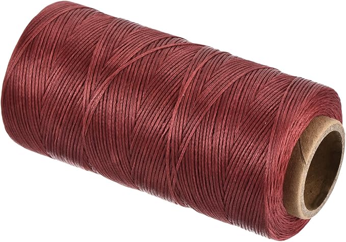 MECCANIXITY Waxed Thread, 284 Yard 0.8mm 150D Flat Wax Thread Polyester Waxed by MECCANIXITY
