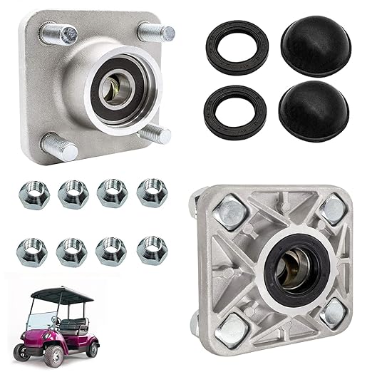 DRIVE UP 2 PCS Golf Cart Front Wheel Hubs Fits for Yamaha G2/G8/G9/G14/G16/G19/G22/G29 Drive Golf Carts, OEM JG5-WF511-10-00 JG5-WF511-00