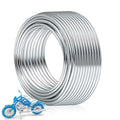 3mm Craft Wire for Sculpting, 52 Ft Aluminum Bendable Thick Metal for Bonsai by Cruzix