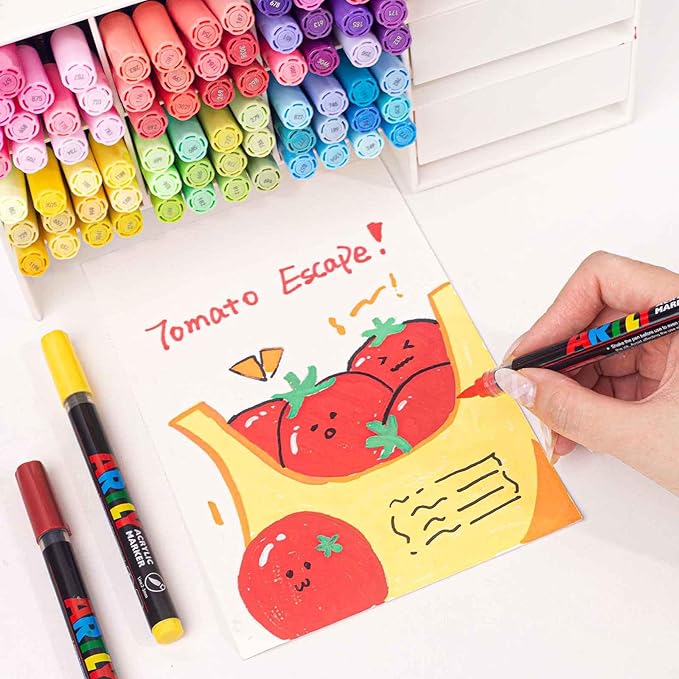 Acrylic Paint Markers, Acrylic Paint Pens, Fabric Markers - Image 6