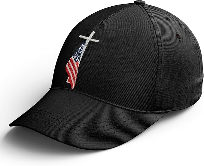 American Flag Trucker Hat for Men Women, Adjustable Snapback Baseball Cap USA Pride Hat Veteran Gifts