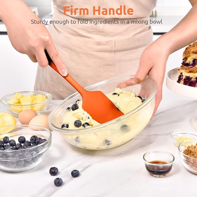 Heat Resistant Silicone Spatula Set: U-Taste 600ºF High Temp Seamless Food - Image 5