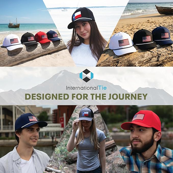Performance Golf Hat – Adjustable Snapback Trucker Baseball Cap for Men & Women - Jetset Series