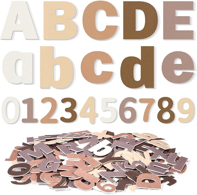 Breling 310 Pieces Felt Bulletin Board Letters Sticker by Breling