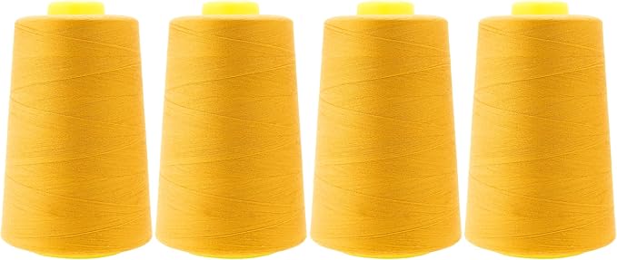 Mandala Crafts 4 Pack of Serger Threads Cones Spools by MandalaCrafts