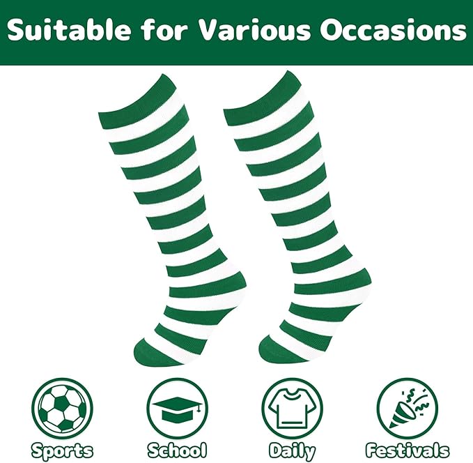Olreco 1 Pack Toddler Kids Youth Soccer Socks Girls Boys Baseball Socks Youth Knee High Softball Football Accessories Cotton