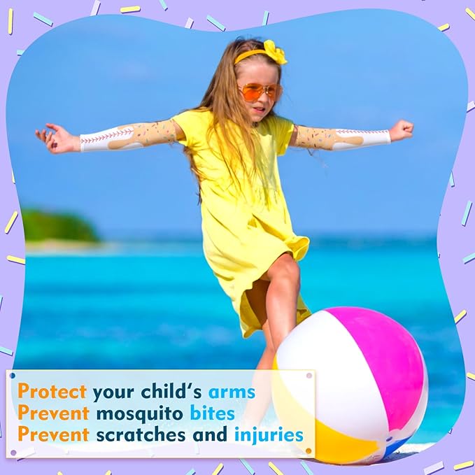 Newcotte 12 Pairs Arm Sleeves for Kids Compression Football Baseball Arm Sleeve Youth UV Protection Breathable Cooling Sleeve