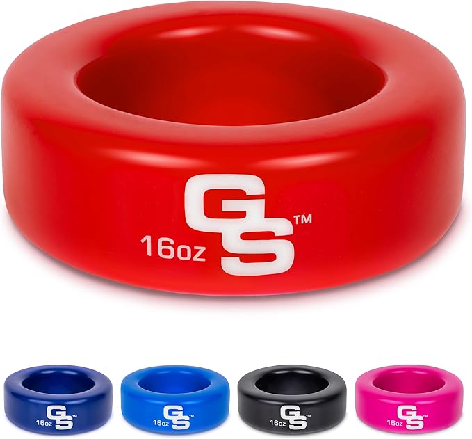 GoSports Baseball and Softball Bat Weight – 16 oz Bat Donut for Youth and Adult, Baseball & Softball Bat Accessories