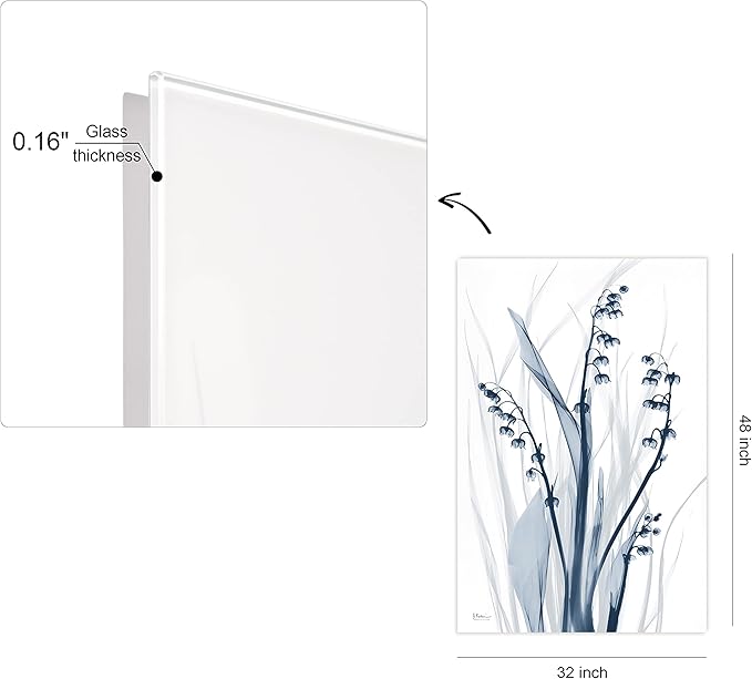 Empire Art Direct Frameless Free Floating Tempered Glass Panel Graphic Wall Art - Image 7