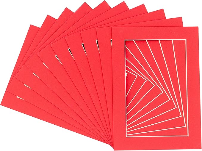 Pack of Ten Acid Free 11x14 Mats Bevel Cut - Image 2