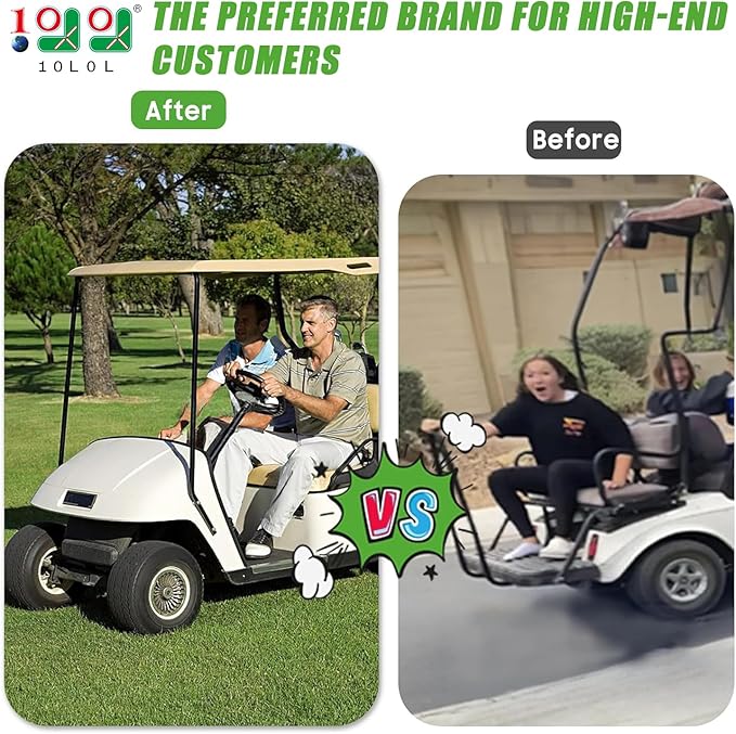 10L0L Golf Cart Brake Cable Stainless Steel Core for EZGO TXT 1994 & up or EZGO TXT Marathon Medalist, Golf Cart Driver & Passenger Side Brake Cable 70716-G03 70273-G03 70969-G03