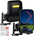 Golf Cart Side Mirrors with Turn Signal Light Golf Cart Rear View Mirrors for Club Car EZGO Yamaha Side Mirrors Golf Cart
