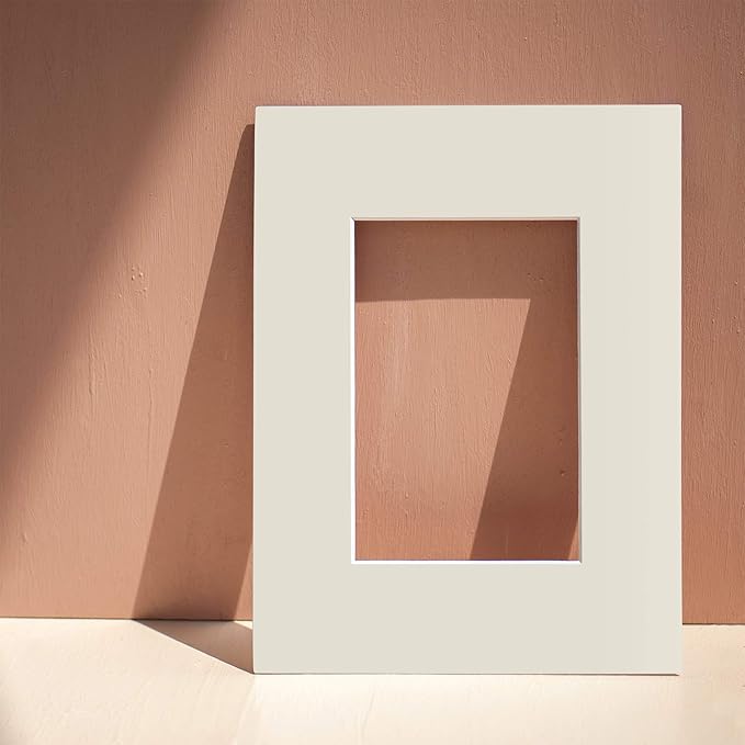 Mat Board Center, 11x14 Mats for 8x10 Photos Light Gray Color - Image 9