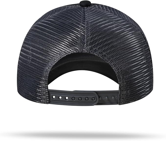 American Flag Trucker Hat - Snapback Hat, Baseball Cap for Men Women - Breathable Mesh Side, Adjustable Fit - for Casual Wear