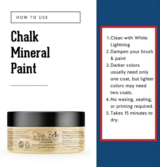 Dixie Belle Paint Company Chalk Finish Furniture Paint - Image 3