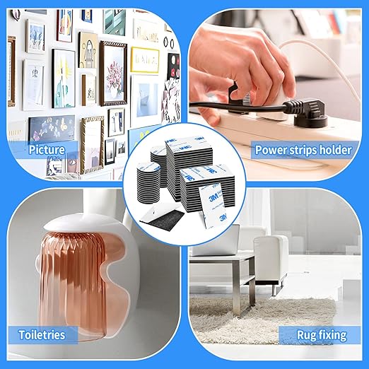 UPINS Double Sided Foam Tape, Strong Sticky Double Sided Foam Pads - Image 7