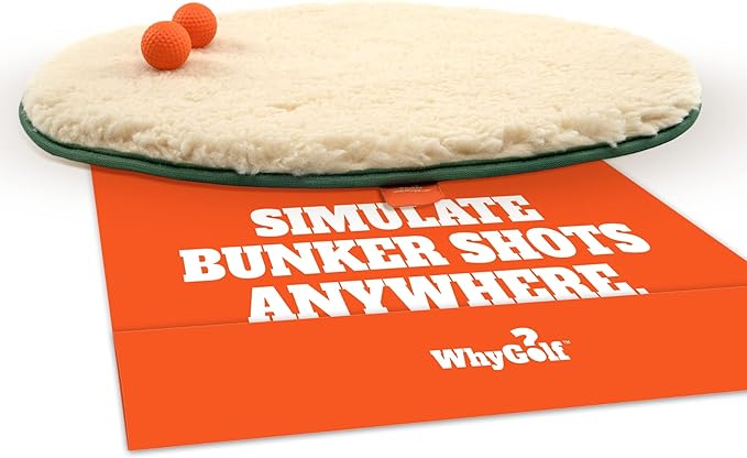 WHYGOLF Bunker Mate - Golf Simulator Bunker Addition, Develop Better Technique and Consistency Out of Bunkers, Improve Golf Bunker Technique from Home with Our Golf Training Aid
