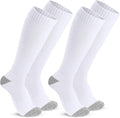 Haysandy 2 Pairs Baseball Softball Socks Athletic Soccer Football Sports Socks Over the Calf for Adult Men Women