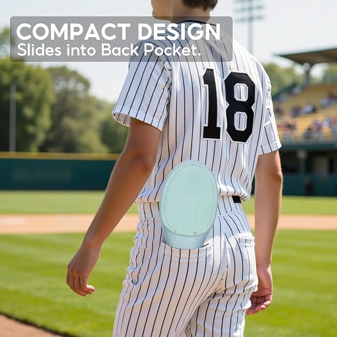 Baseball Sliding Mitt, Youth Ages 6-12 & Teens Adults 12+, Sliding Glove Hand Guard for Baserunning, Hard Shell Ambidextrous Left/Right, Baseball/Softball Compatible, Drip Style