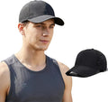 Men Adjustable Quick Dry Baseball Cap Laser Cut Mesh Ball Curved Brim Snapback Hat