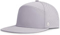 AOPREL Flat Brim Baseball Cap for Men Adjustable Water-Resistant Performance Hat with Breathable Laser Perforated