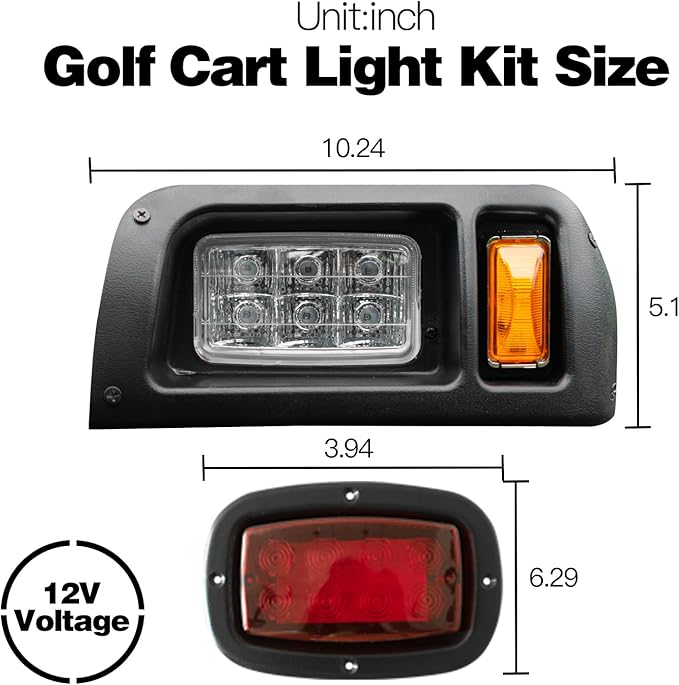Golf Cart Light Kit for Golf Cart LED Light Kit Replacement