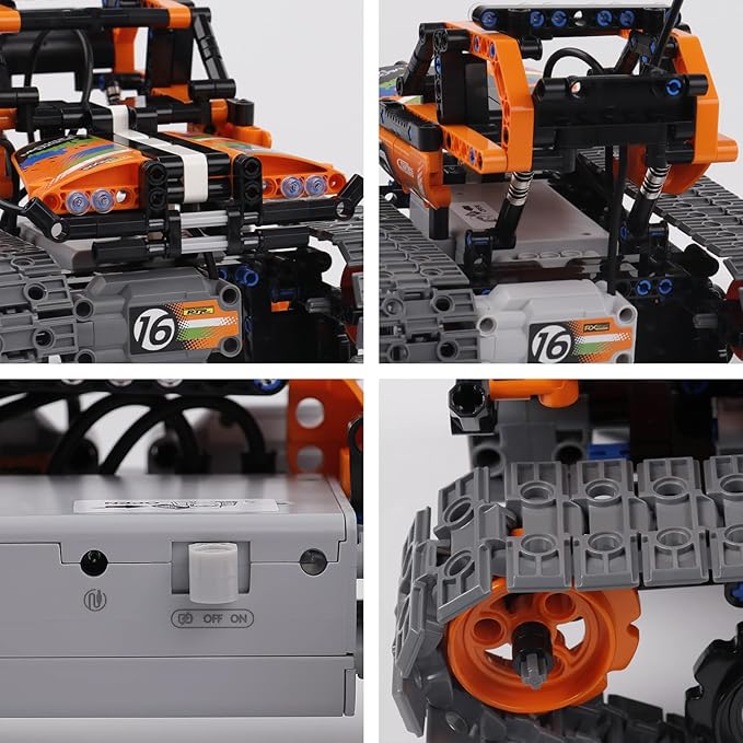 BIRANCO. STEM Remote Control Building Kit 3 in 1 RC Tracked Racer/Tank/Robot - Image 6