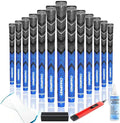 CHAMPKEY Golf Grips 13 Pack | Come with Solvent,15 Tapes,Vise Clamp and Hook Blade | All Weather Control and High Feedback Golf Club Grips